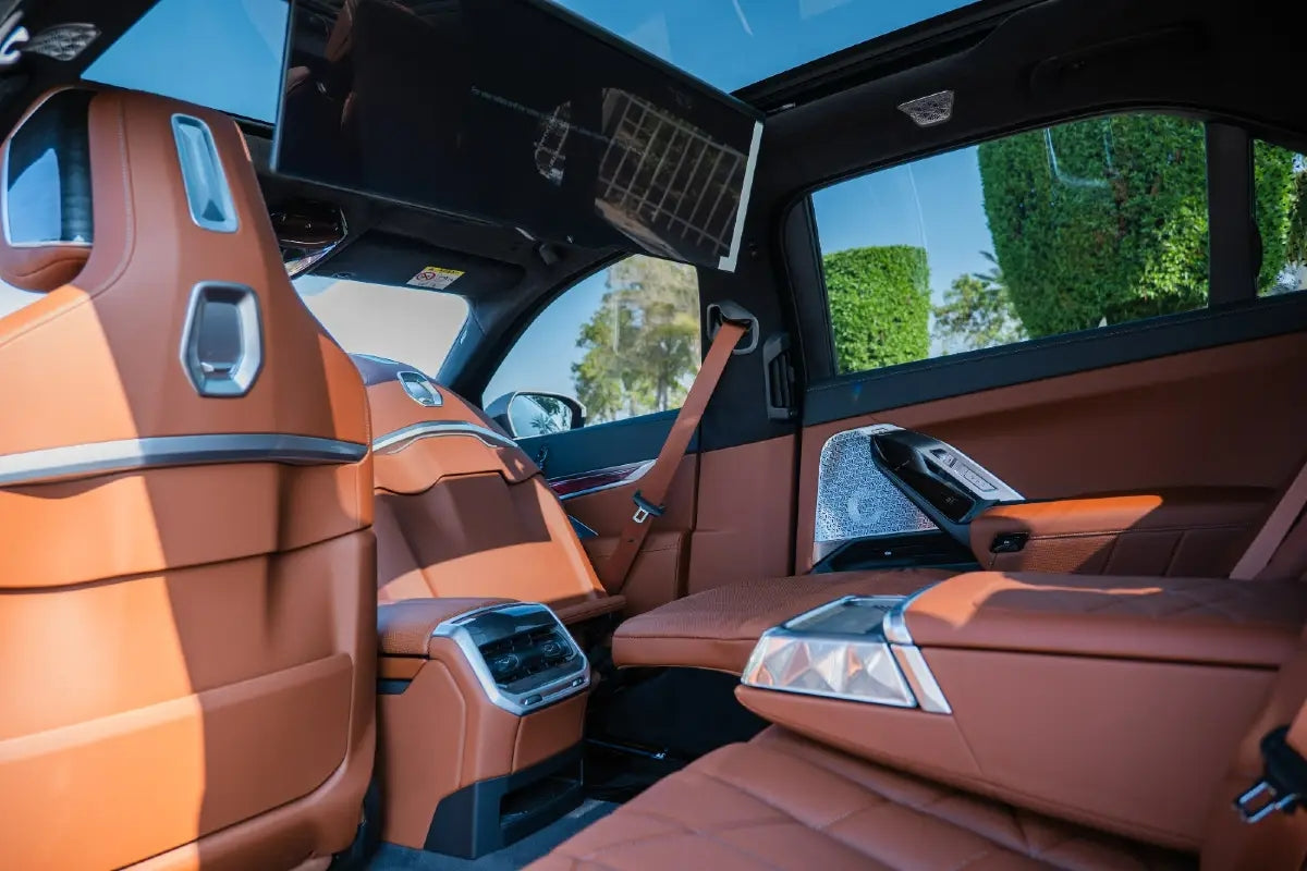 BMW 740Li M Kit on the move - Ultimate comfort with Dubai's executive car hire