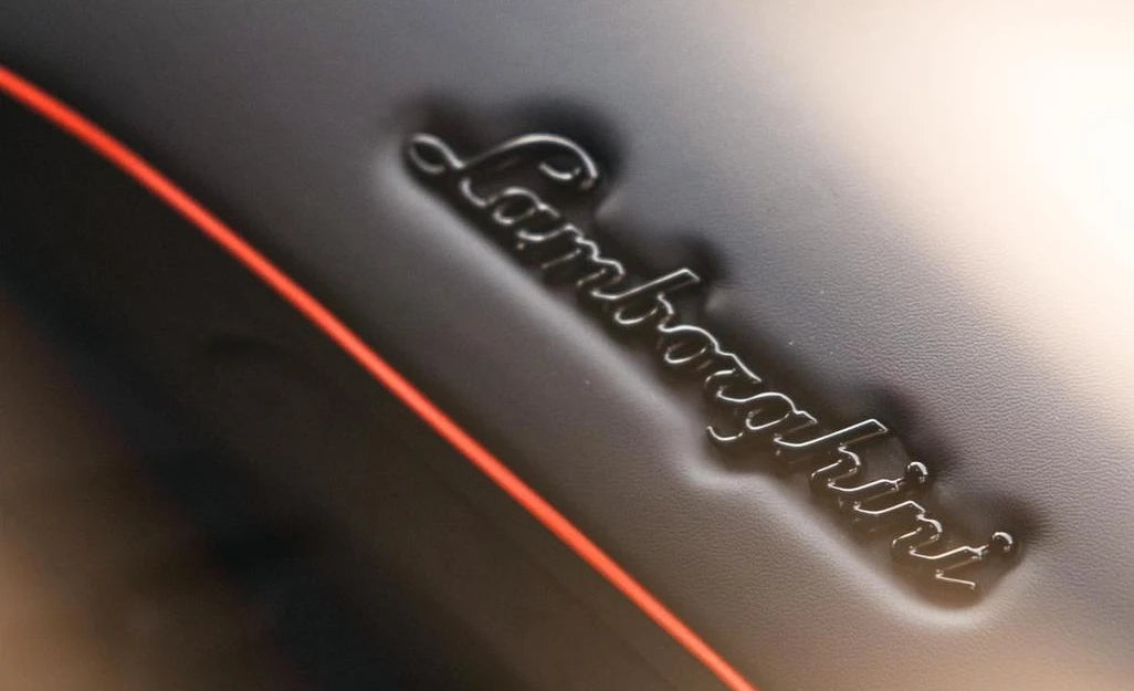 Close-up of Lamborghini Aventador SVJ's distinctive wheels, a top choice for sports car enthusiasts renting in Dubai.