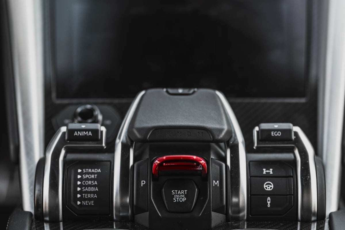 Spacious boot of a Lamborghini Urus, combining luxury and practicality for rental in Dubai.