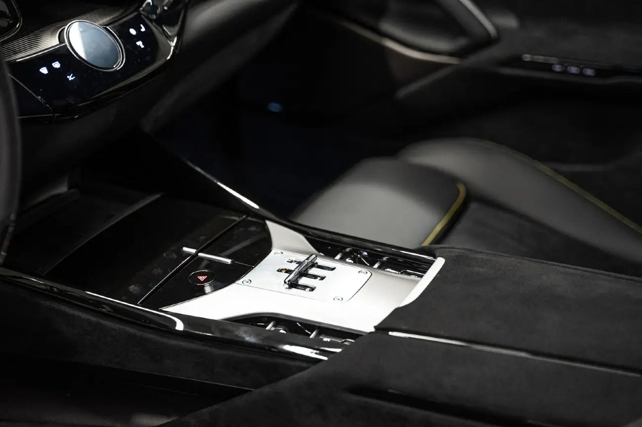 Ferrari Purosangue V12's luxurious leather seats, offering unparalleled comfort for Dubai travelers